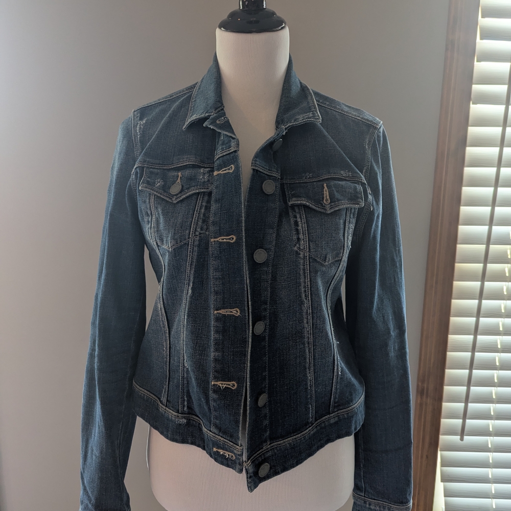 PAIGE Dark Blue Jean Jacket